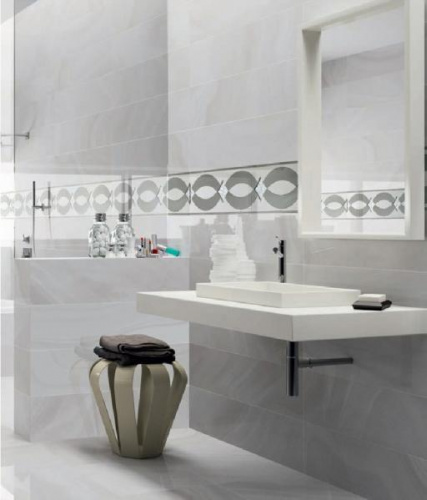 Керамогранит Ceracasa Absolute Ondas Ice напольная 25х73